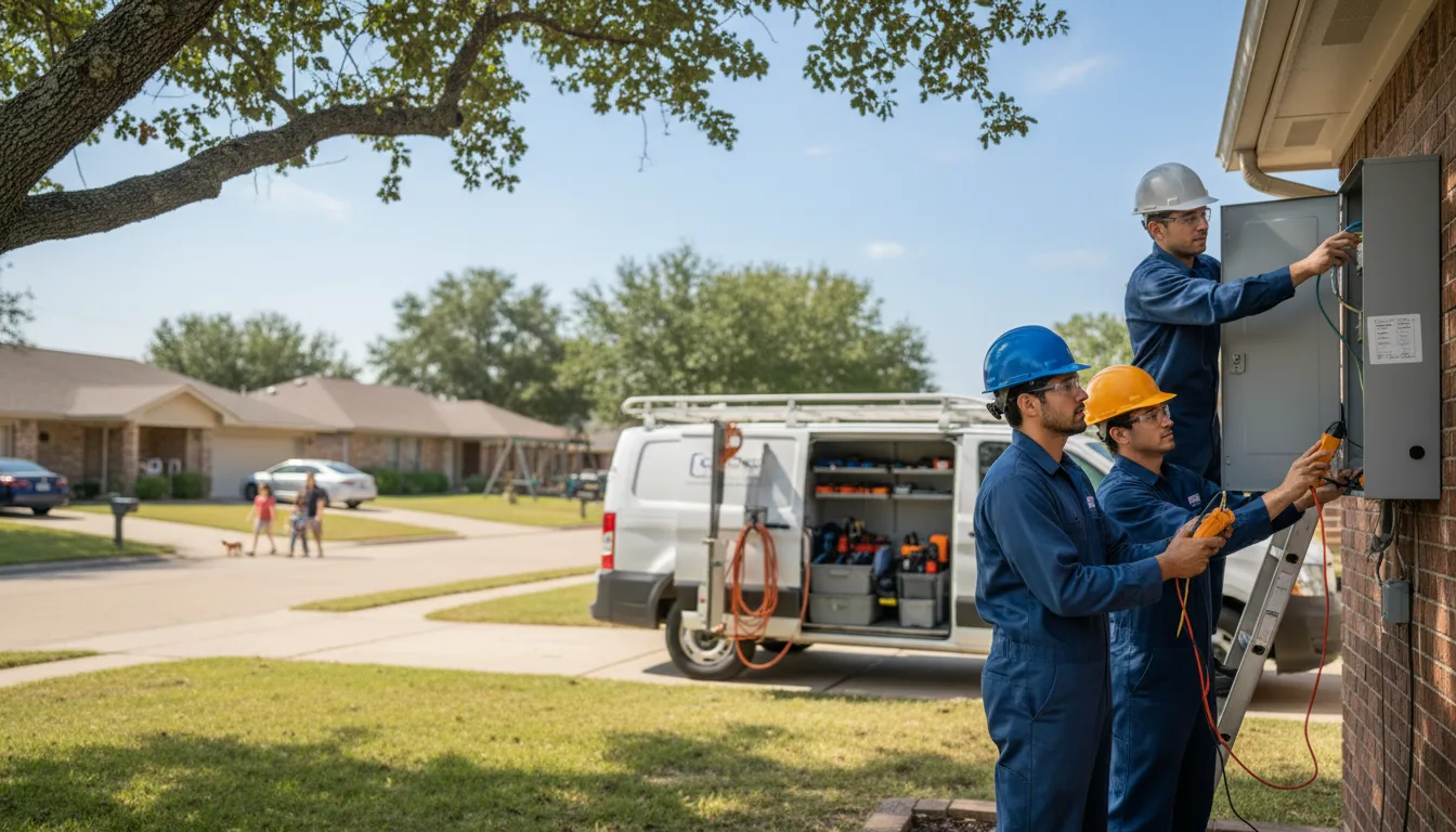 Certified electrician providing emergency electrical services in Conyers, GA